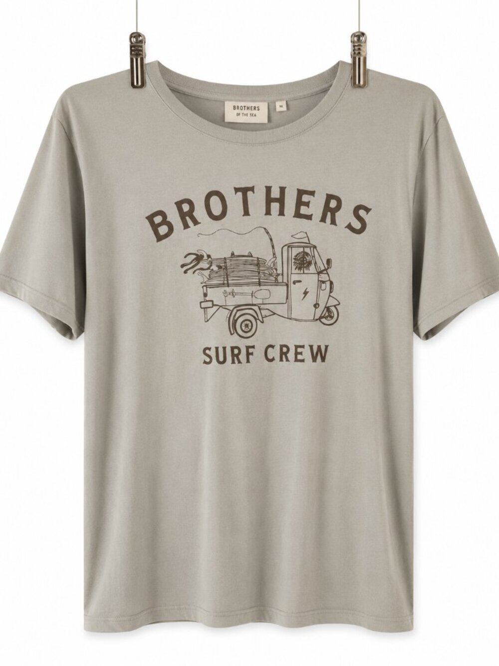Brothers Cinque Terre Surf Crew Graphic T-Shirt Size Small | Beach Tee